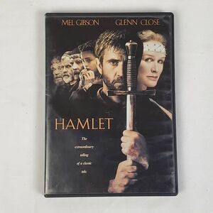 Hamlet (DVD, 1990) Mel Gibson Glenn Close Shakespeare Film